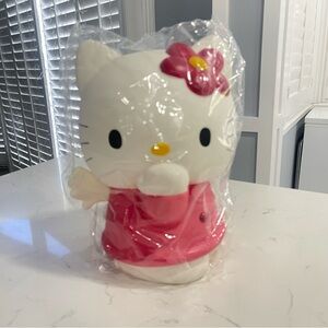 Hello Kitty Vinyl Piggy Bank Large Size 14”x10”